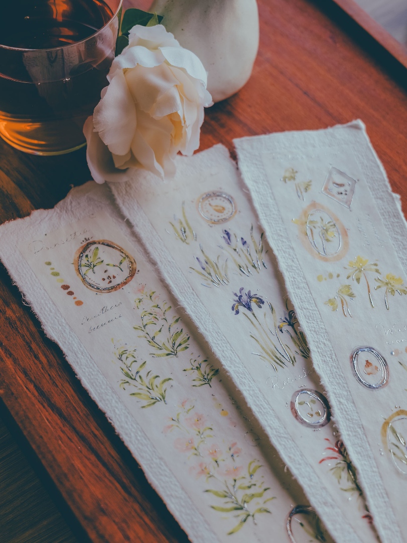 Meow Illustration Washi Tape A Year Of Blossom - Winter