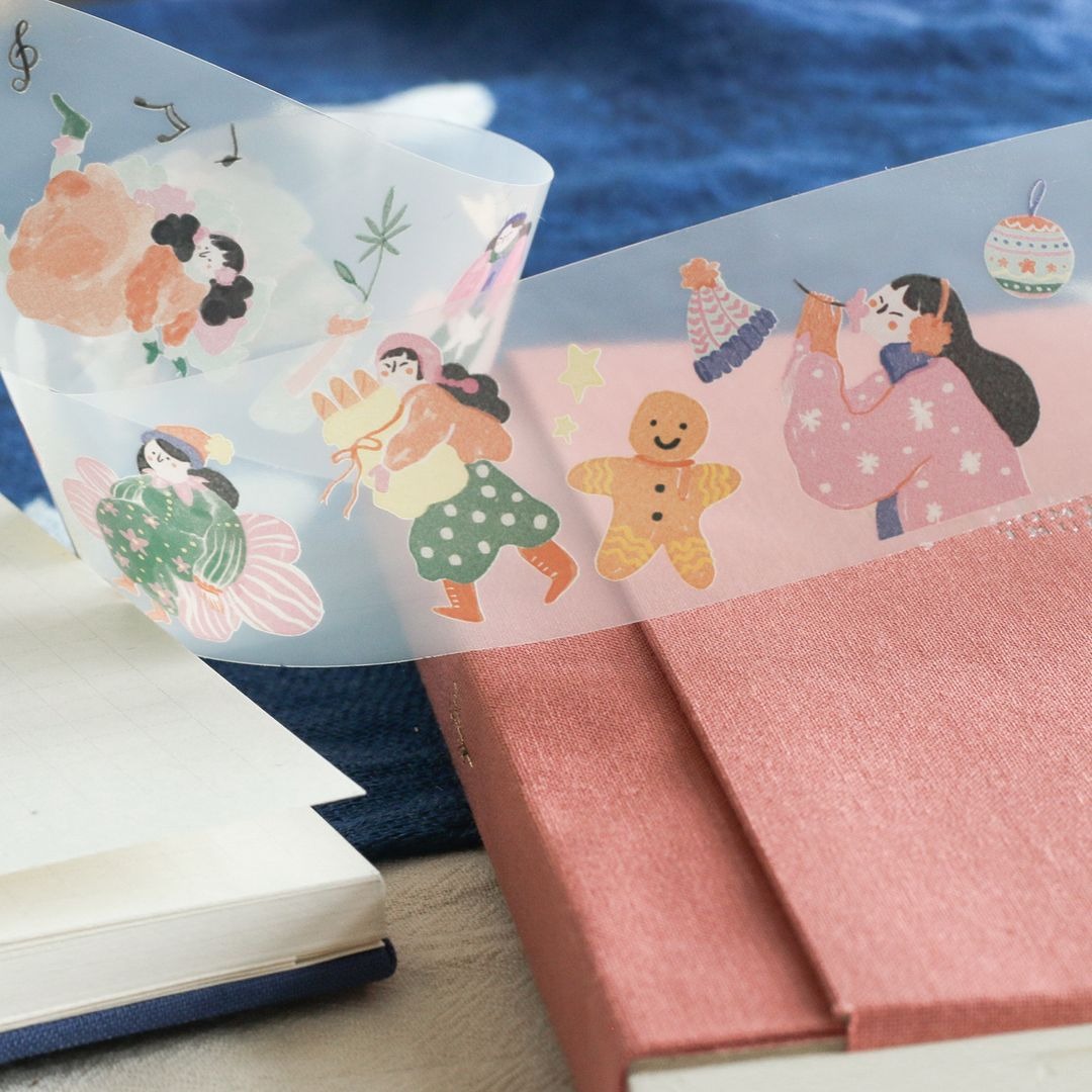 Teayou Kiss-Cut PET Tape - Winter Fairies