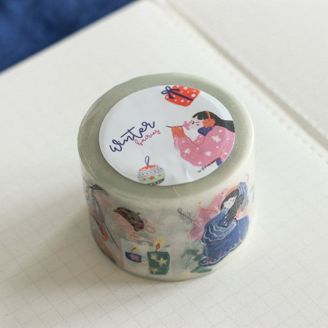 Teayou Kiss-Cut PET Tape - Winter Fairies