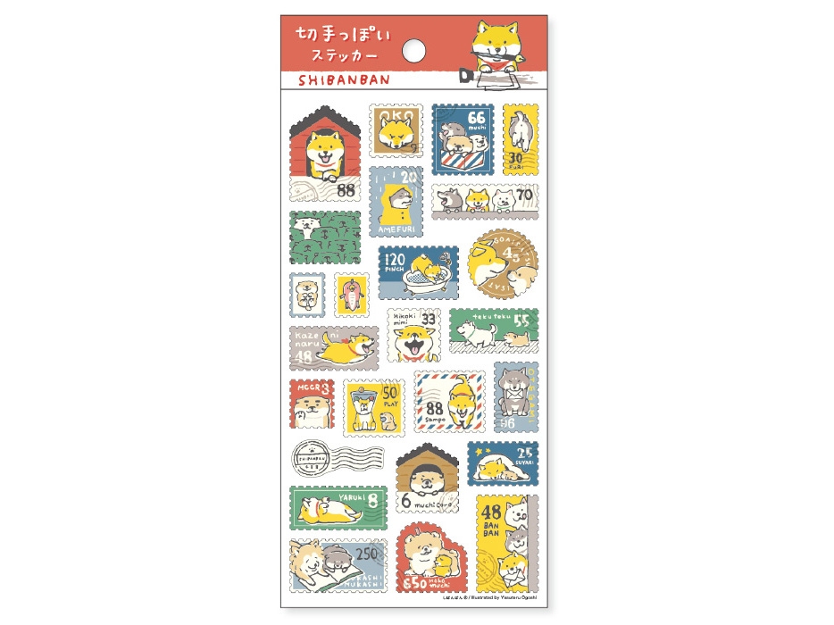 Mindwave Stamp Stickers 81750 - Shiba Mail