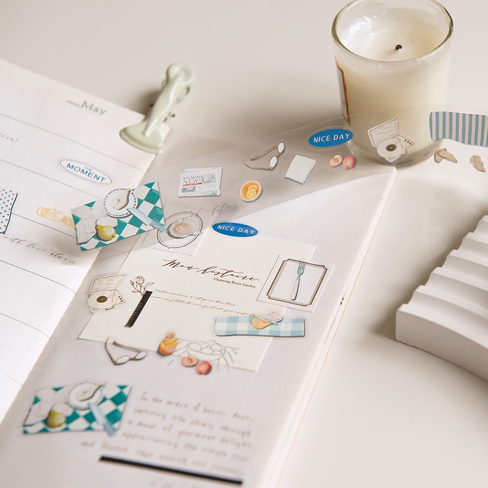 MU Film Kiss-Cut PET Stickers 04 - Beautiful Life