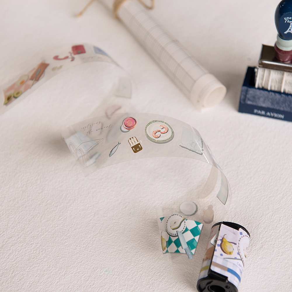 MU Film Kiss-Cut PET Stickers 04 - Beautiful Life