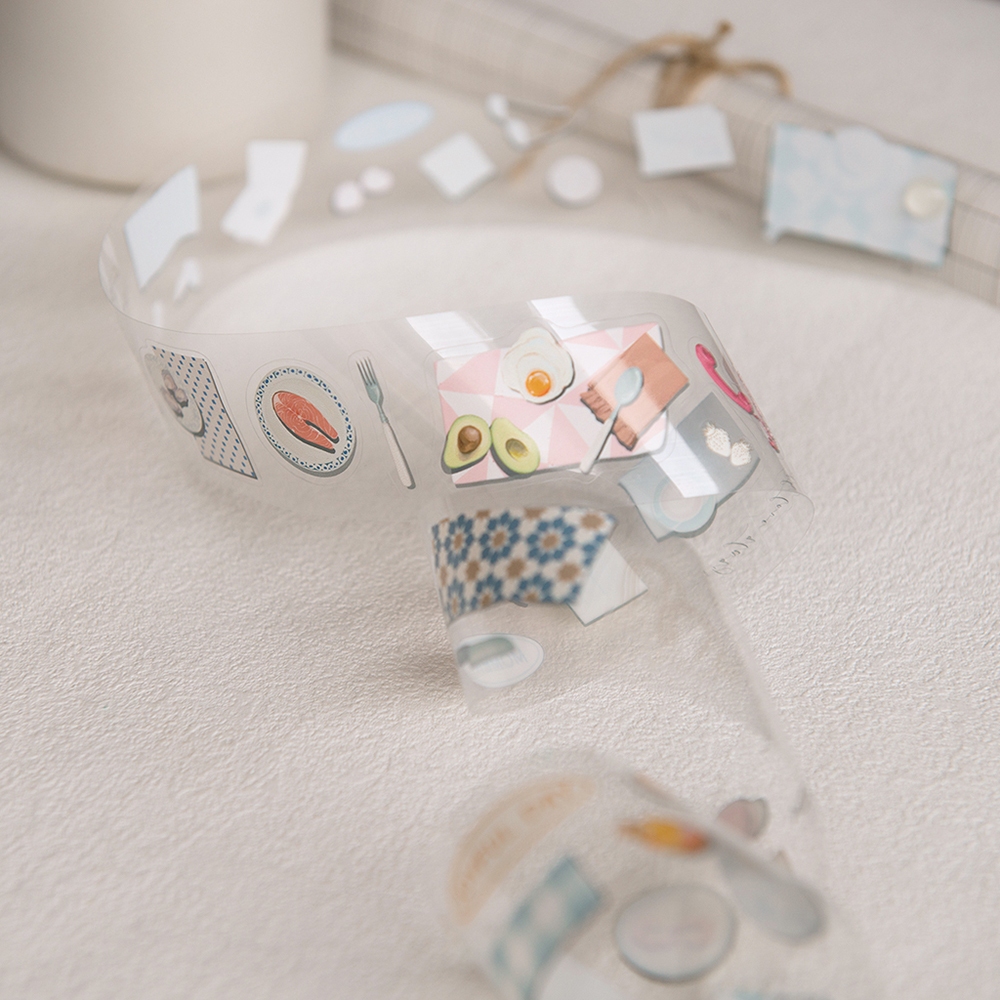 MU Film Kiss-Cut PET Stickers 04 - Beautiful Life