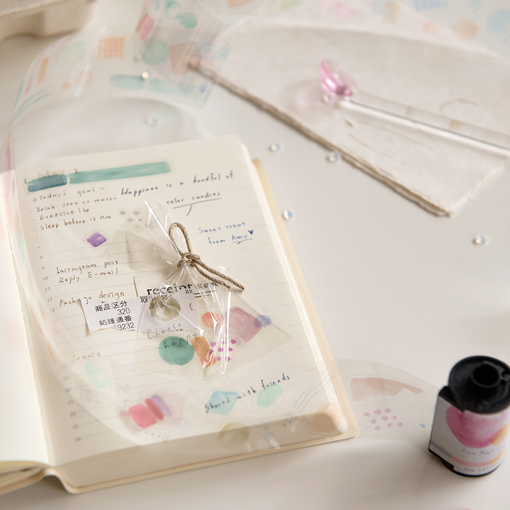 MU Film Kiss-Cut PET Stickers 05 - Color Of Life