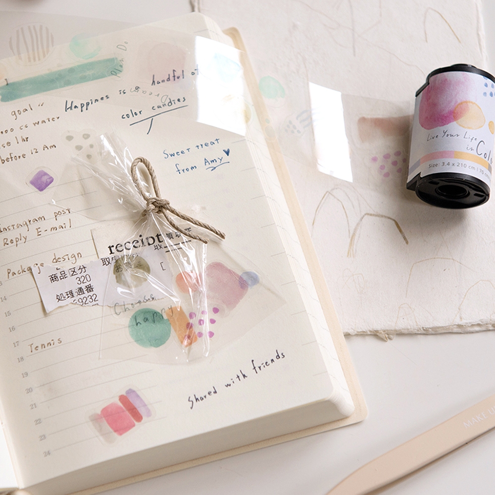 MU Film Kiss-Cut PET Stickers 05 - Color Of Life