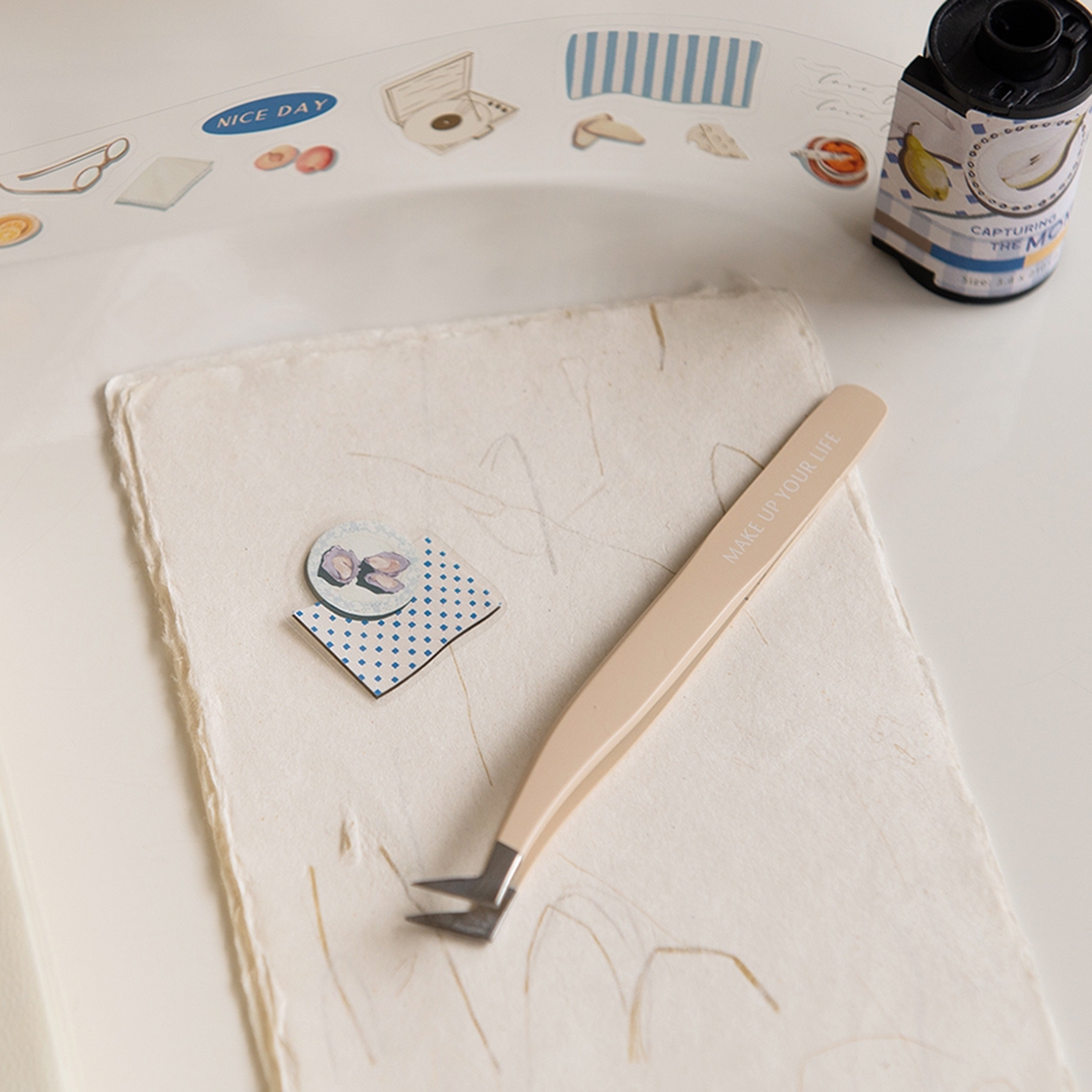MU Sticker Tweezers Multifunctional Tool For Collage Making