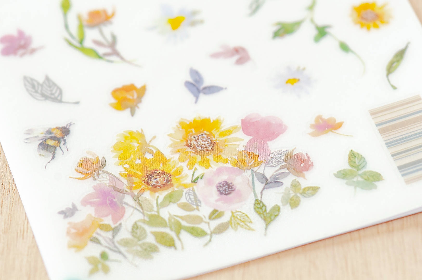 MU Print-On Transfer Stickers 247 - Summer Bees