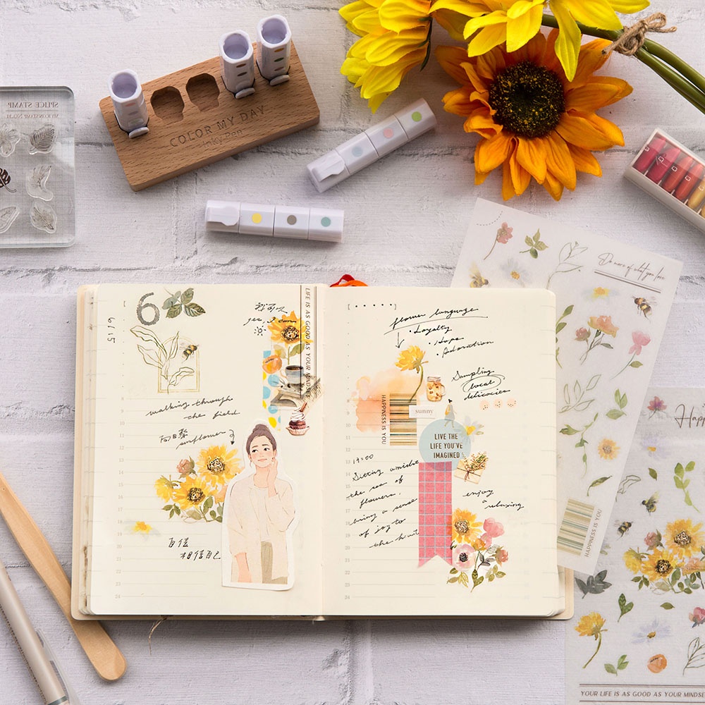 MU Print-On Transfer Stickers 247 - Summer Bees