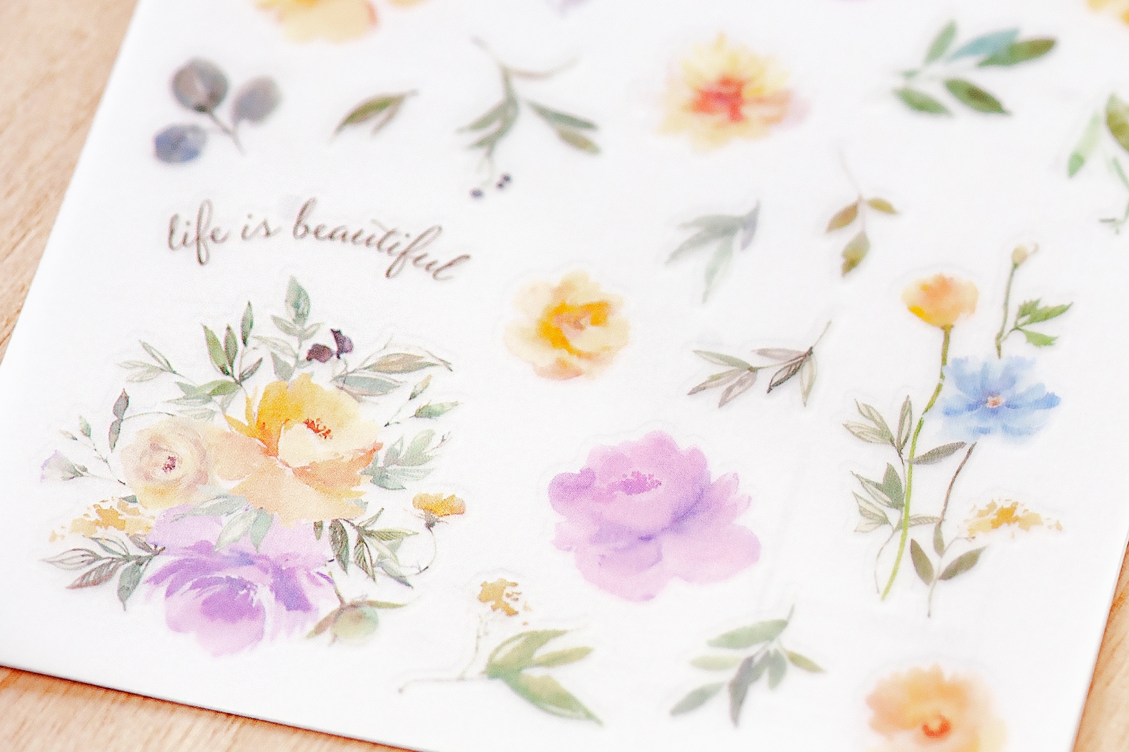 MU Print-On Transfer Stickers 249 - Bliss