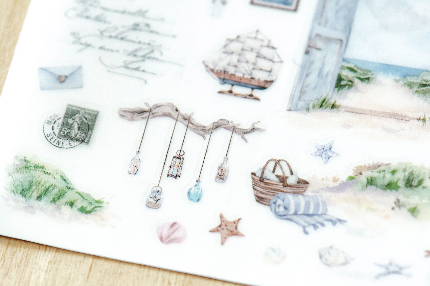 MU Print-On Transfer Stickers 252 - Beach Life