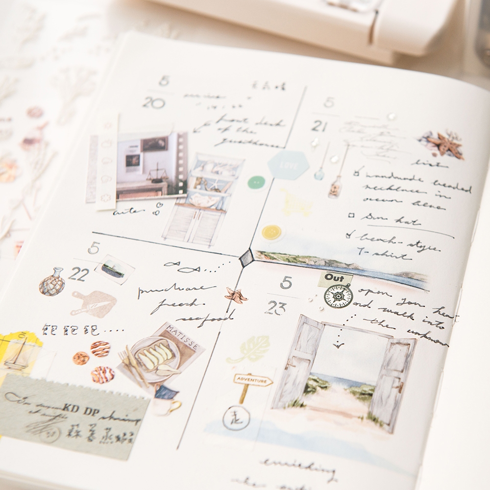 MU Print-On Transfer Stickers 252 - Beach Life