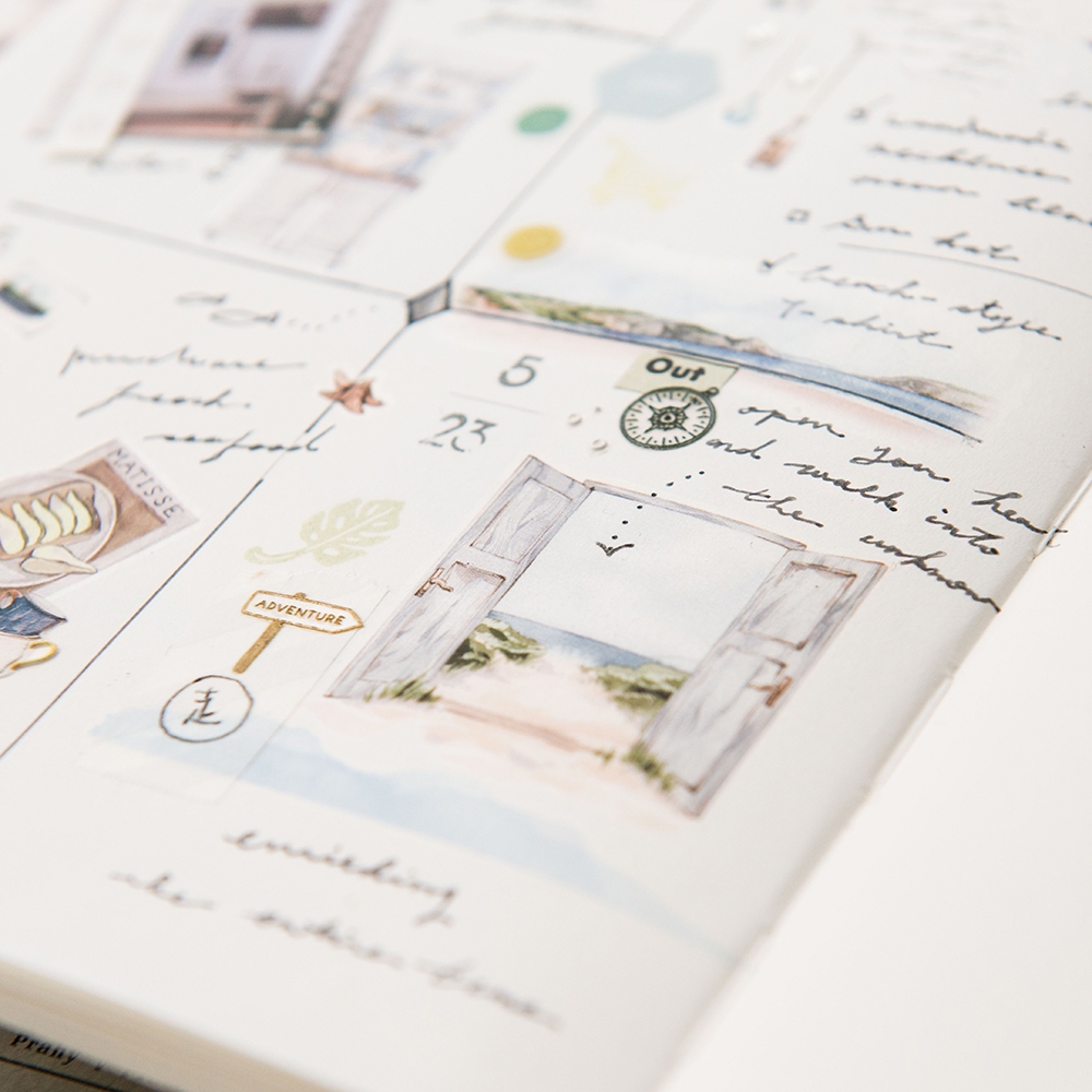 MU Print-On Transfer Stickers 252 - Beach Life