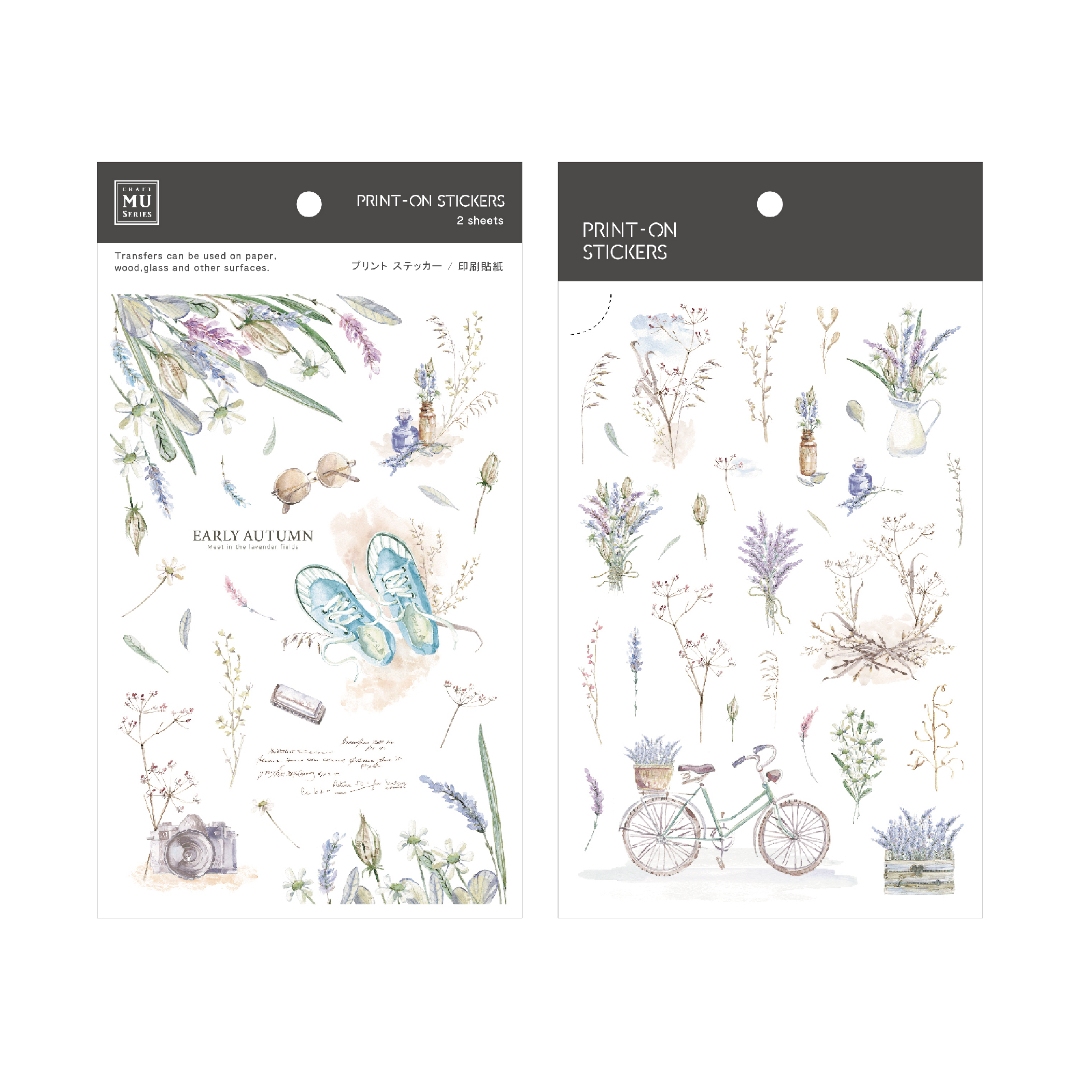 MU Print-On Transfer Stickers 253 - Early Autumn