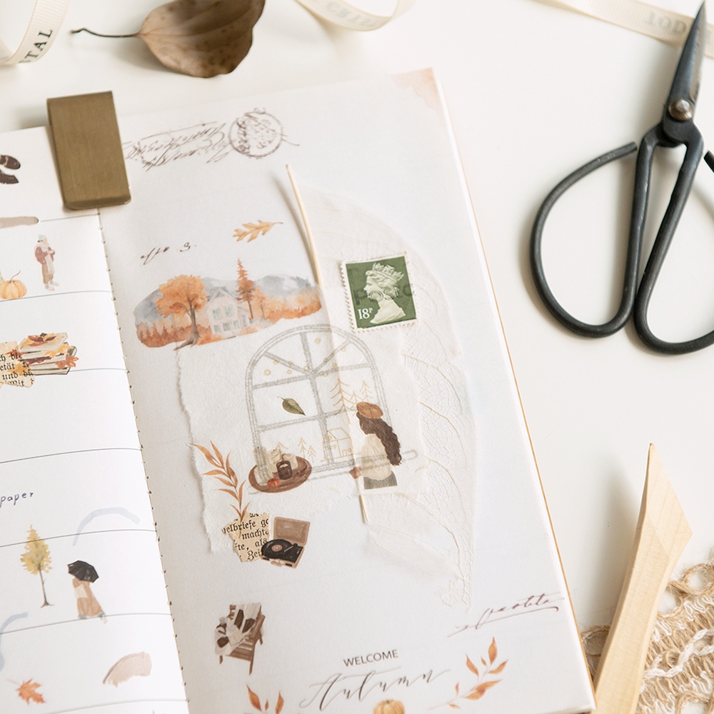 MU Print-On Transfer Stickers 255 - Welcome Autumn