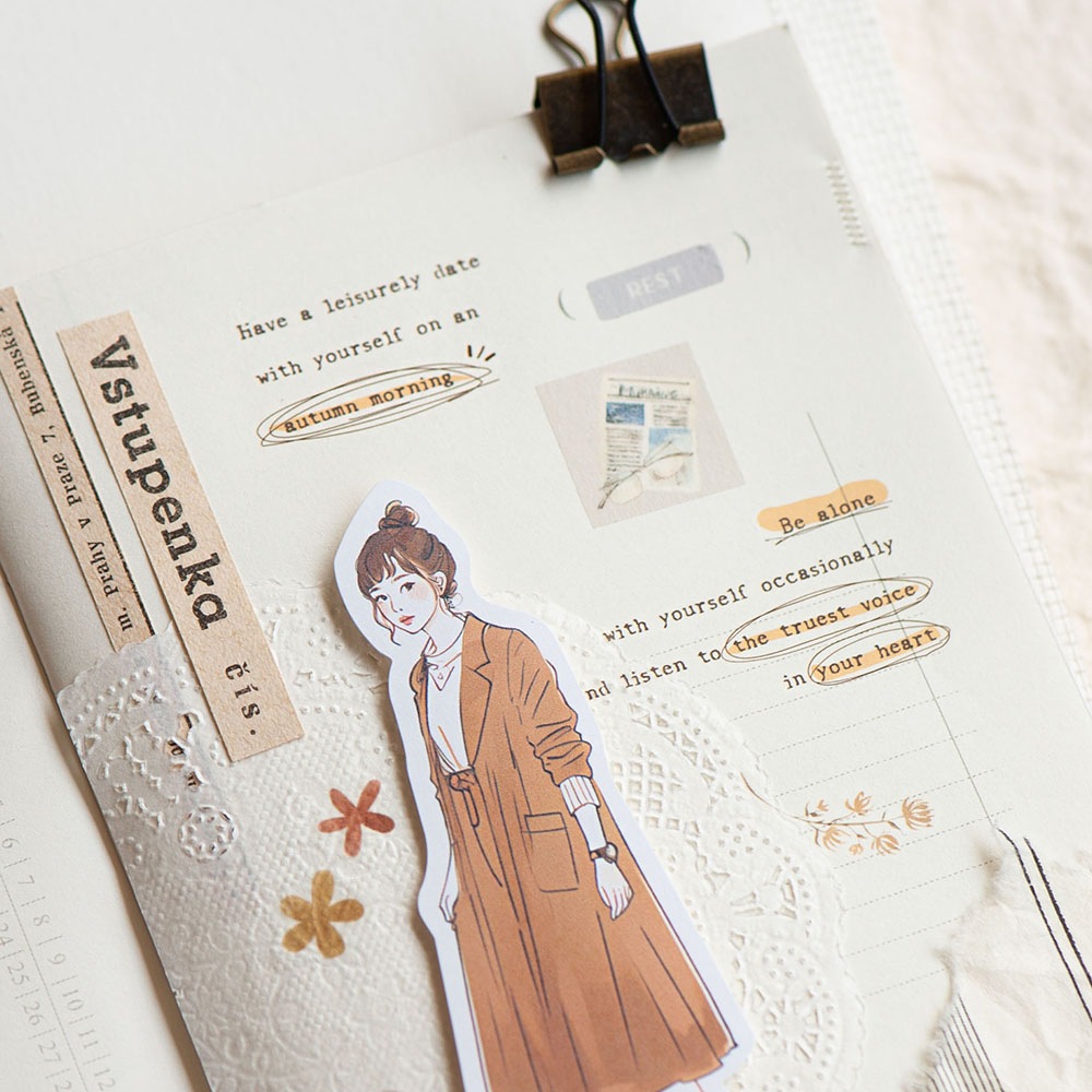 MU Print-On Transfer Stickers 257 - Pamper Yourself