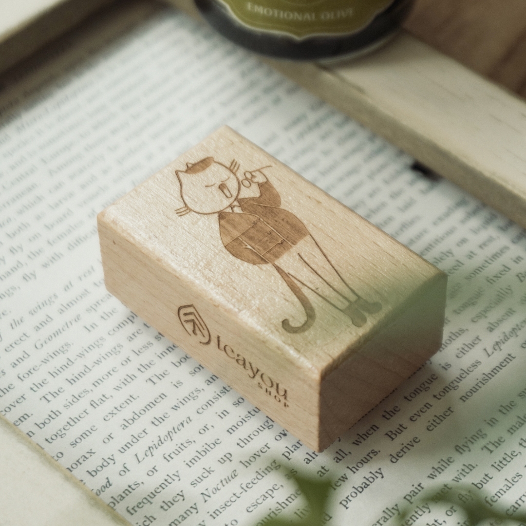 Teayou Rubber Stamp Enchanted Library - Librarian