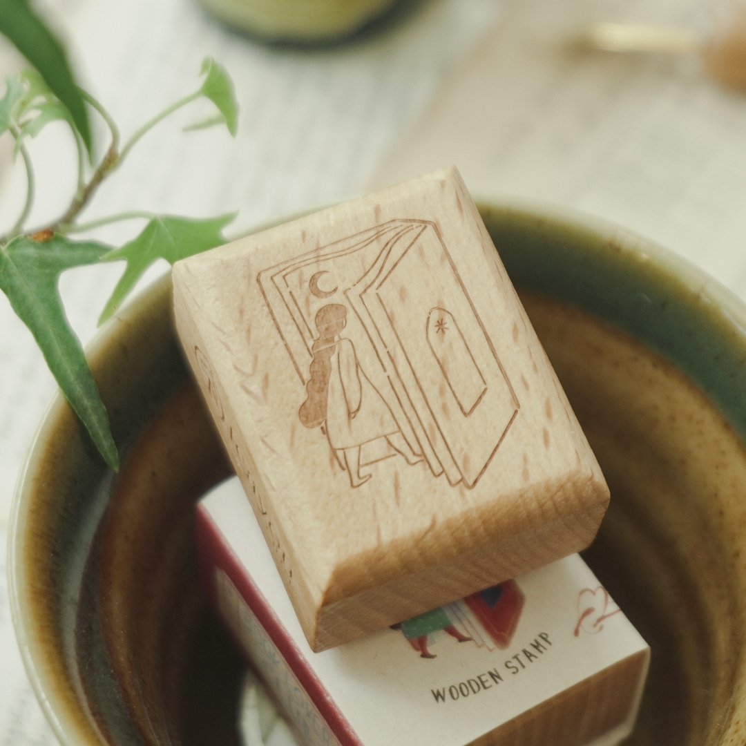 Teayou Rubber Stamp Enchanted Library - Immersion