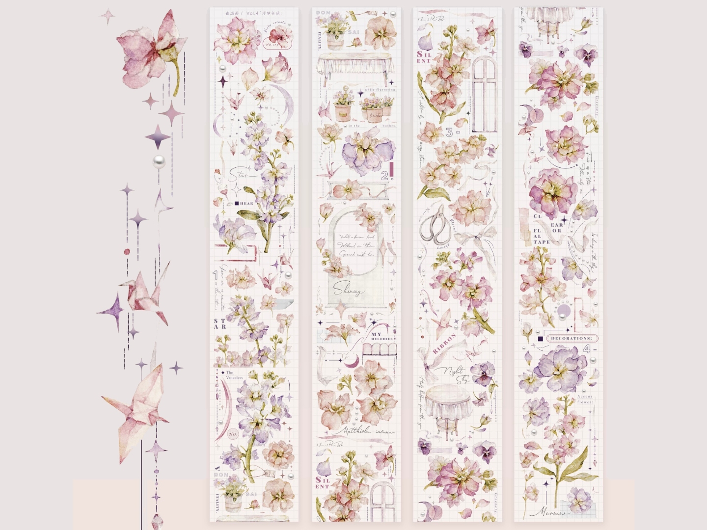 Freckles Tea Vol.4 - Clear PET Tape SET