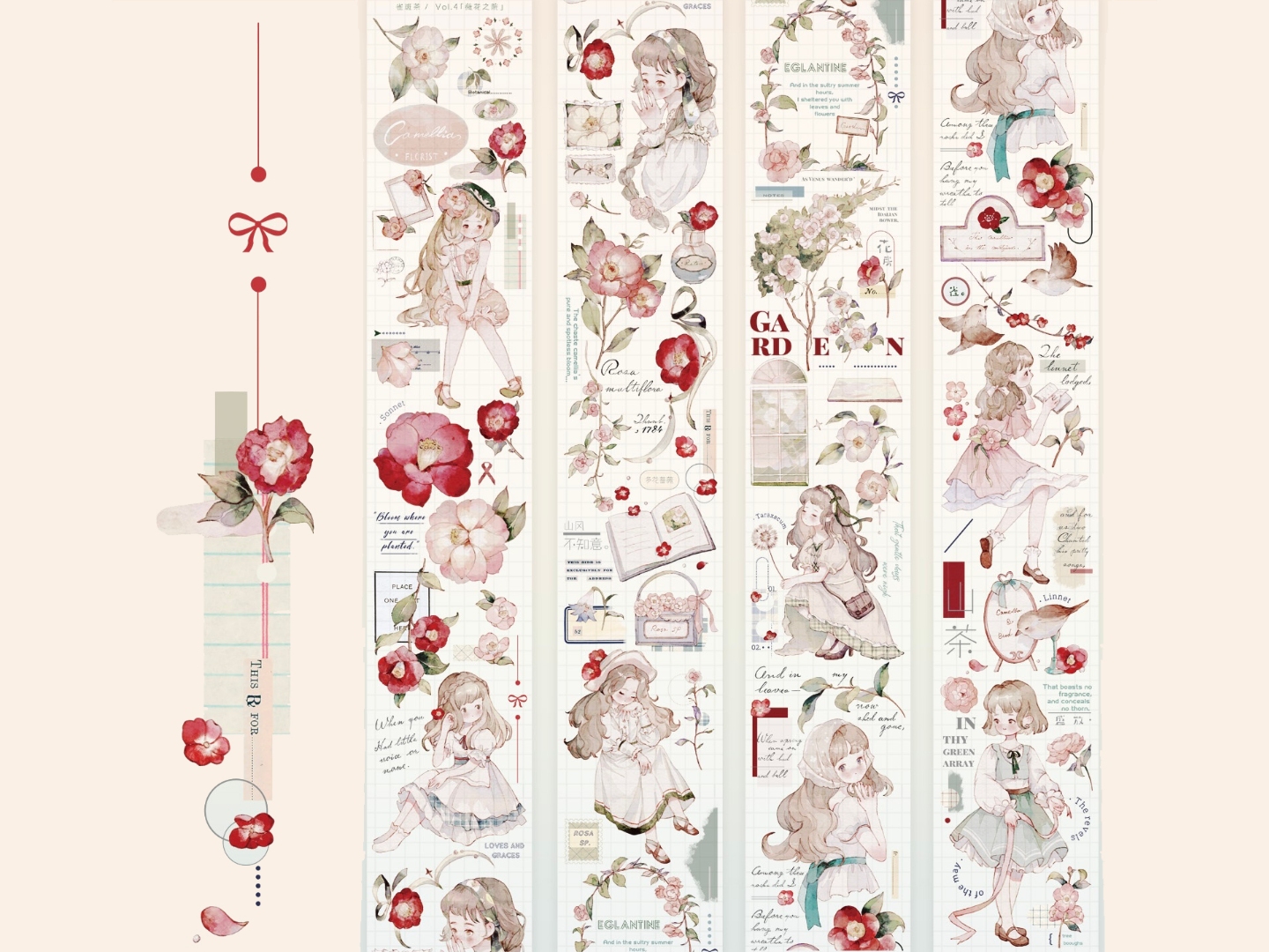 Freckles Tea Vol.4 - Clear PET Tape SET