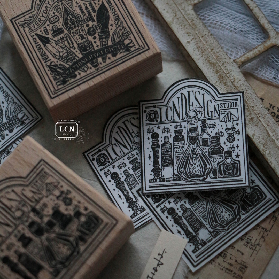LCN Rubber Stamp Signboard - Ink