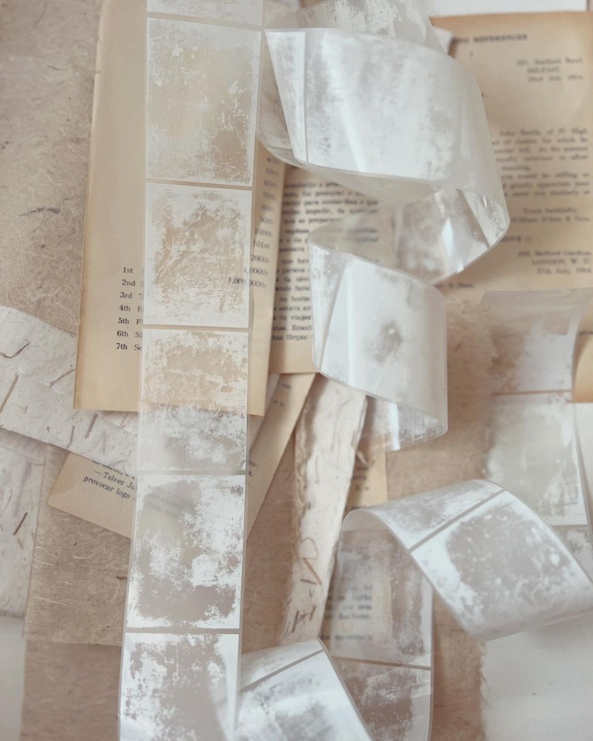 Plus Minus Matte PET Tape - Noir 06 White