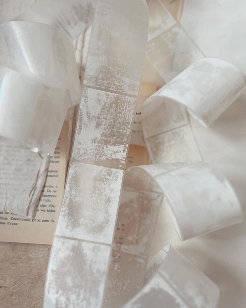 Plus Minus Matte PET Tape - Noir 06 White