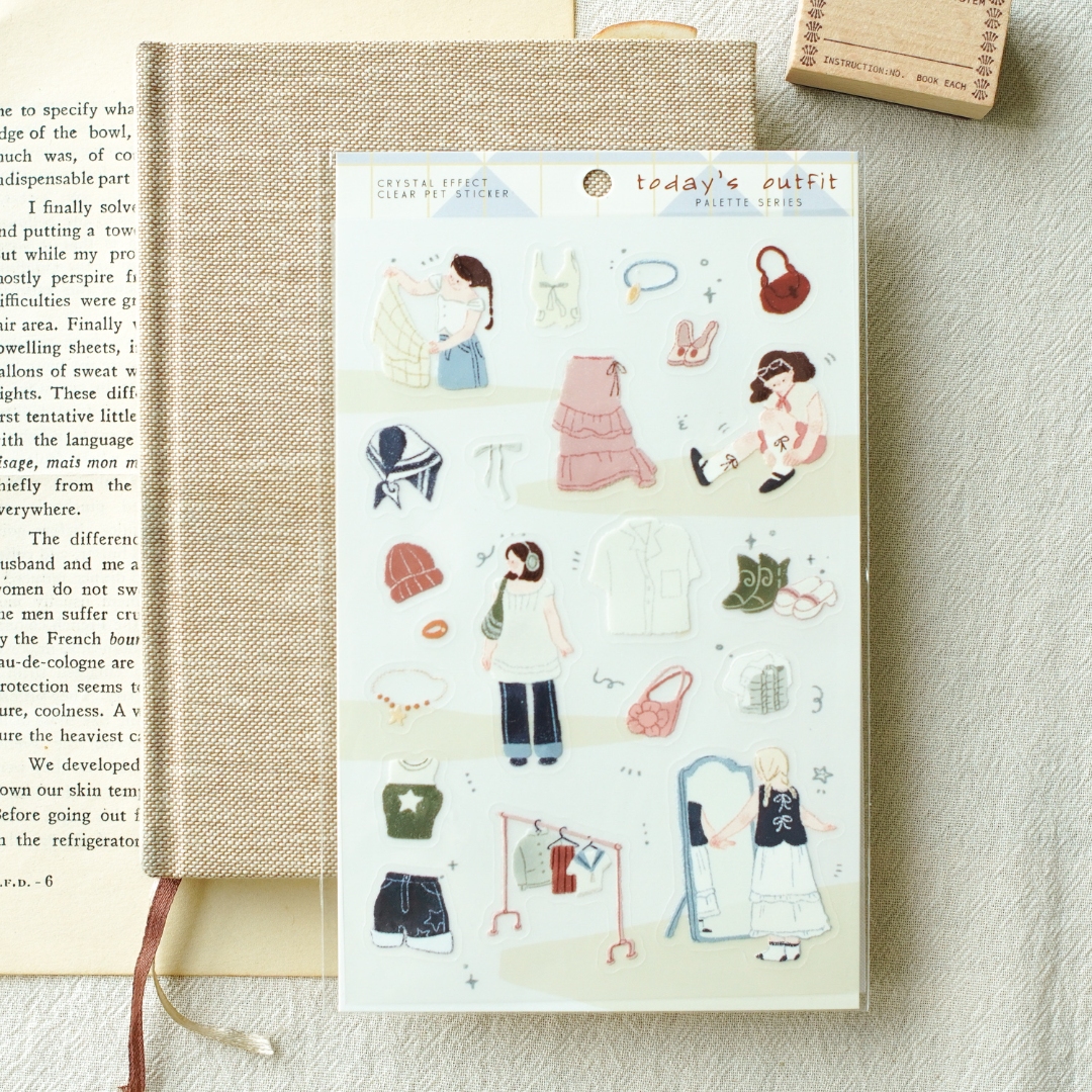 Teayou Palette Series Crystal Stickers - Today's Outfit