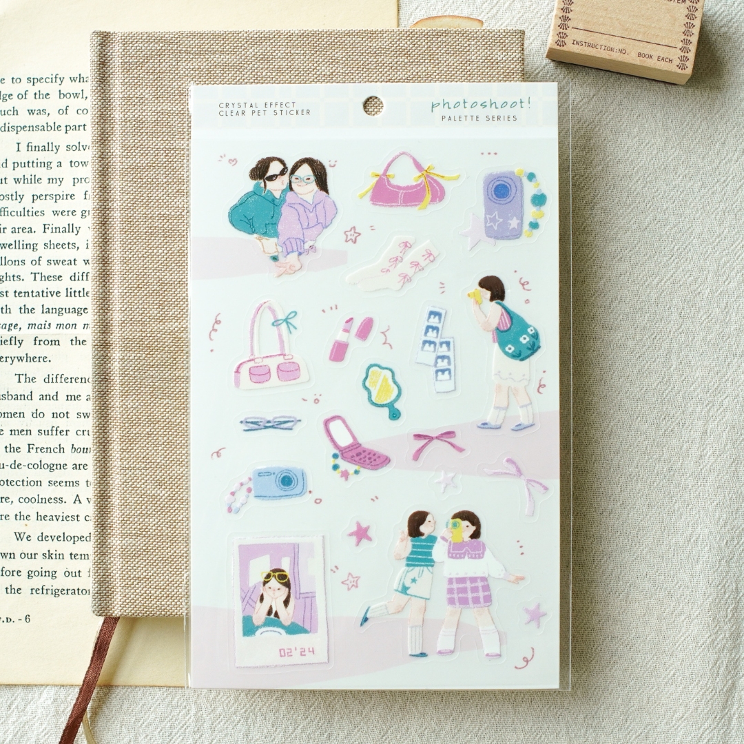 Teayou Palette Series Crystal Stickers - Photoshoot