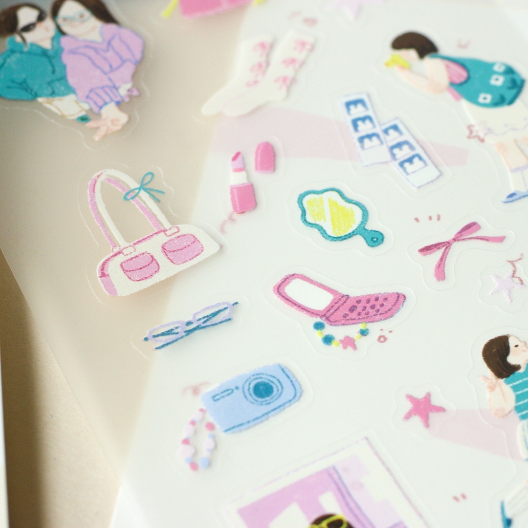 Teayou Palette Series Crystal Stickers - Photoshoot