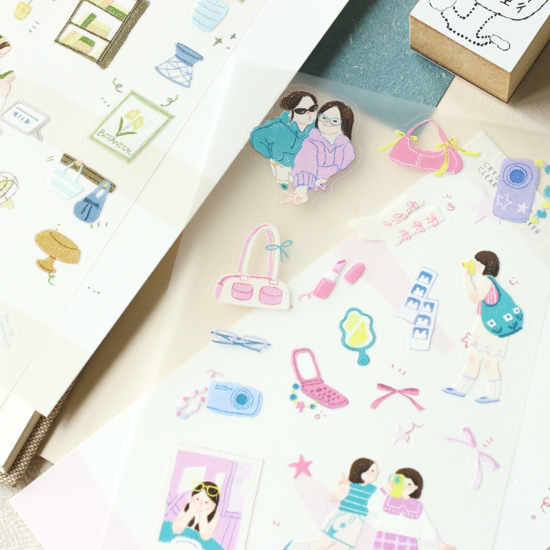 Teayou Palette Series Crystal Stickers - Photoshoot