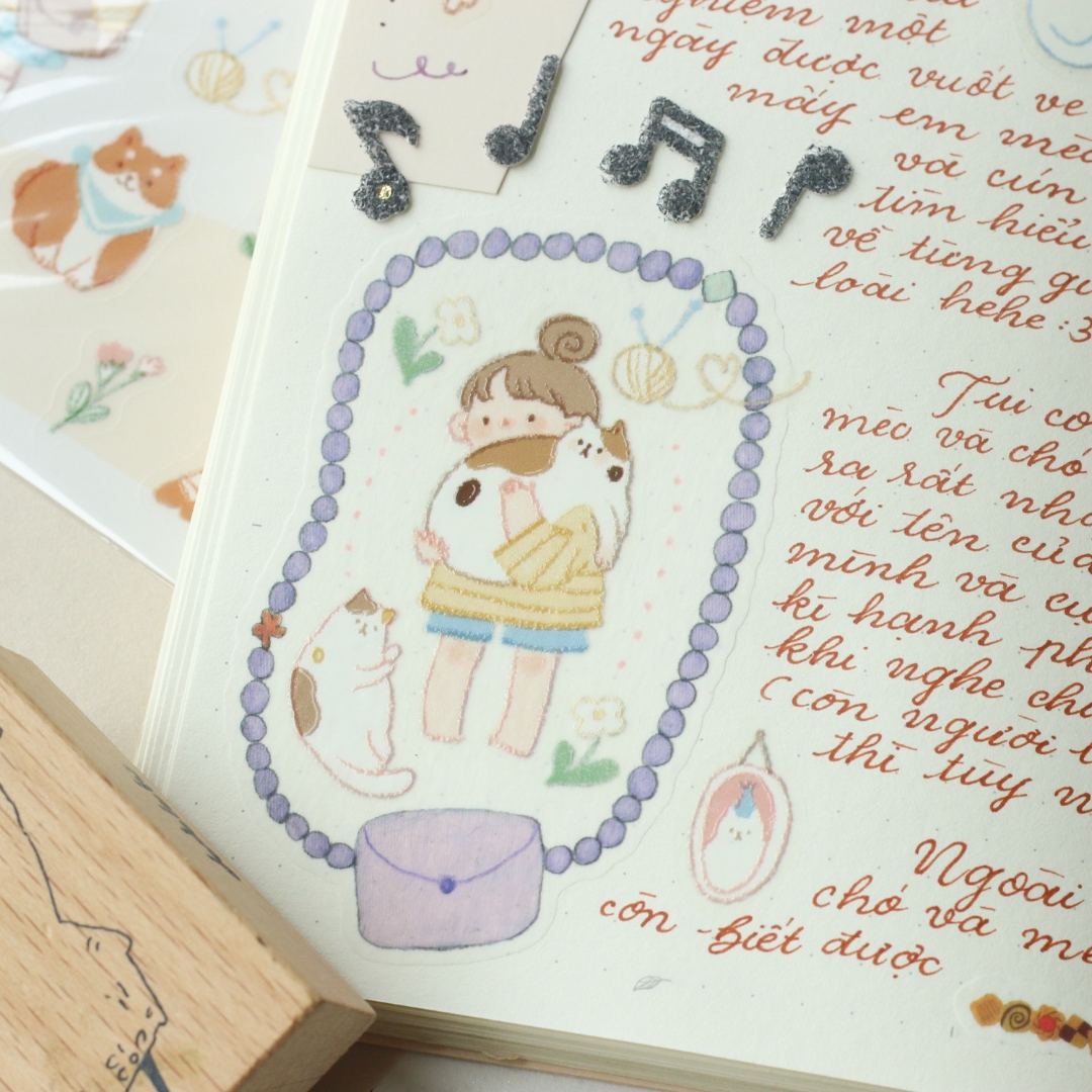 Teayou Palette Series Crystal Stickers - My Pets