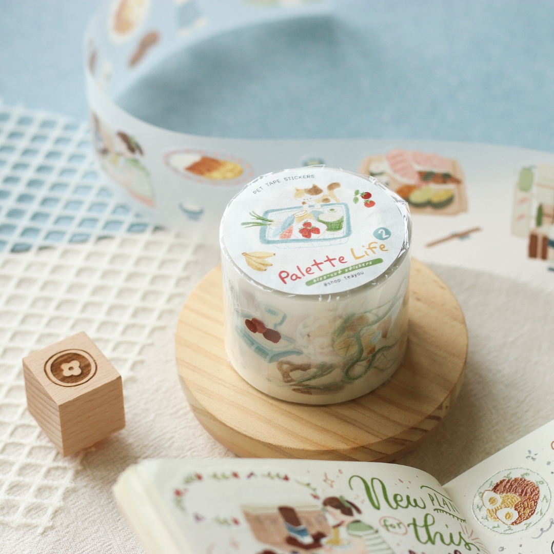 Teayou Kiss-Cut PET Tape - Palette No.2