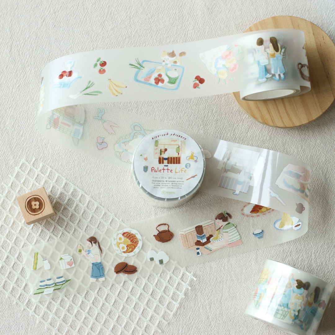 Teayou Kiss-Cut PET Tape - Palette No.2