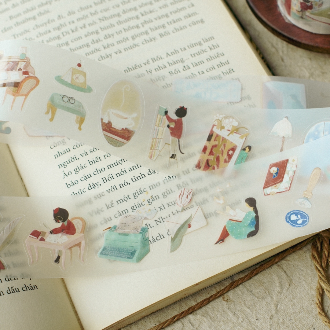 Teayou Kiss-Cut PET Tape - Enhanced Library