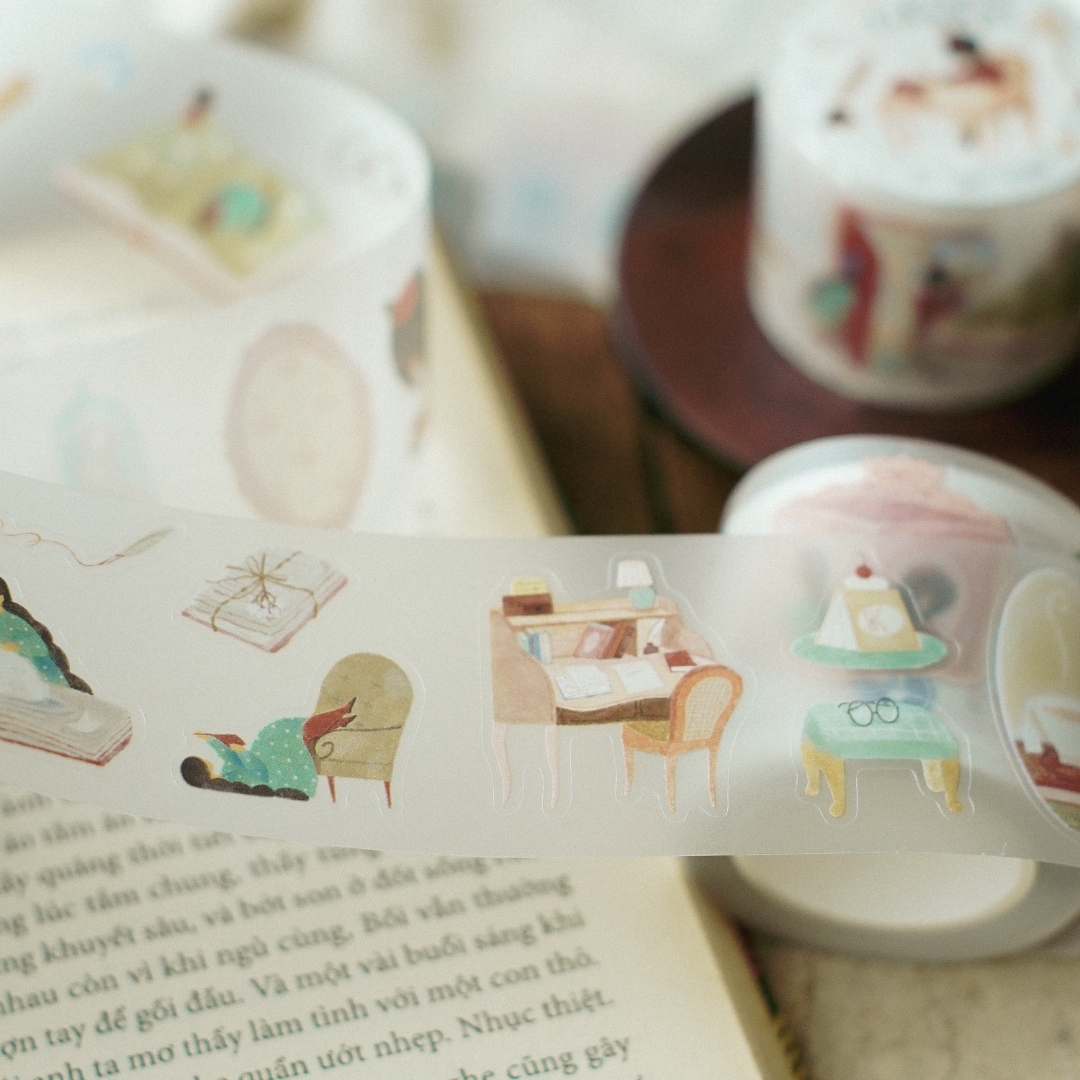 Teayou Kiss-Cut PET Tape - Enhanced Library