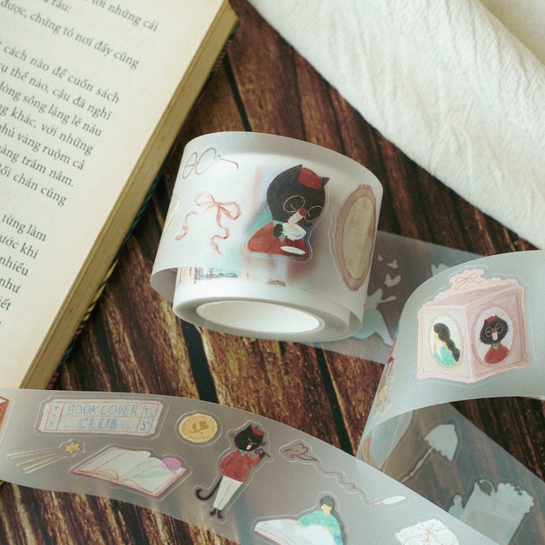 Teayou Kiss-Cut PET Tape - Enhanced Library