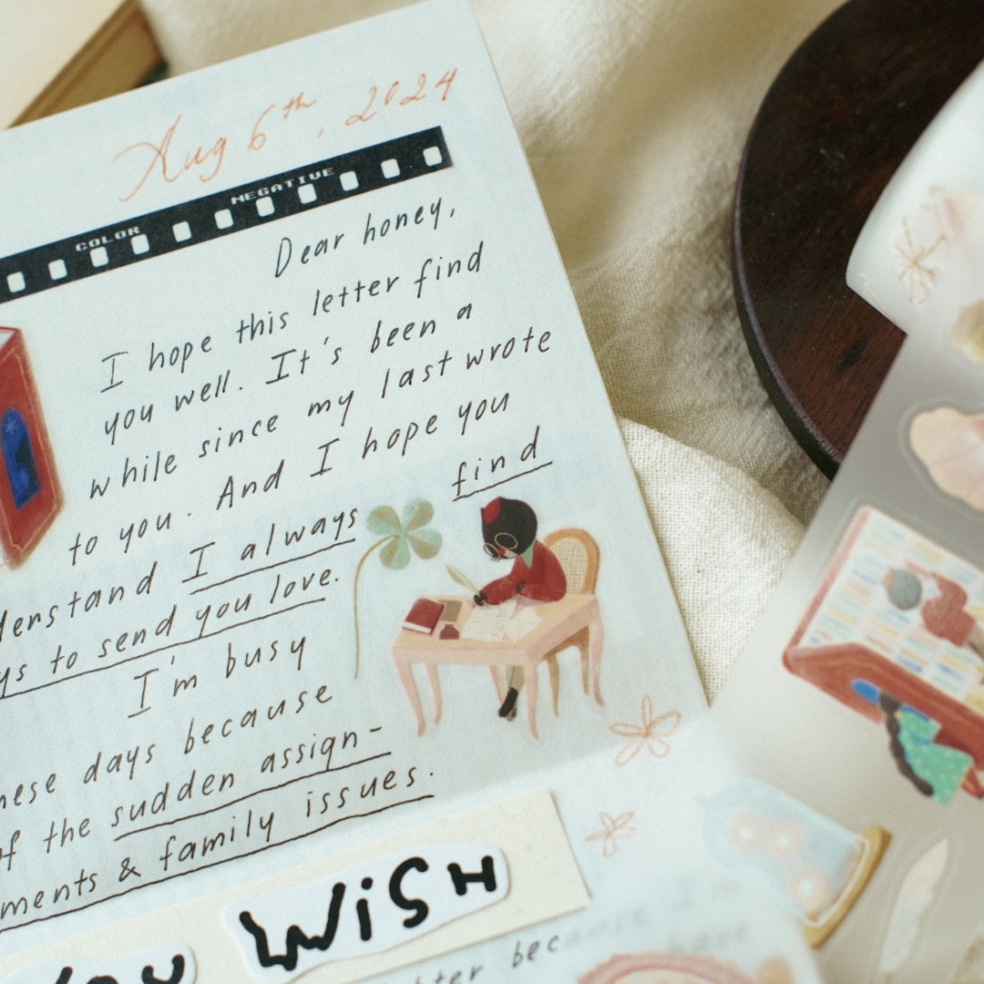 Teayou Kiss-Cut PET Tape - Enhanced Library