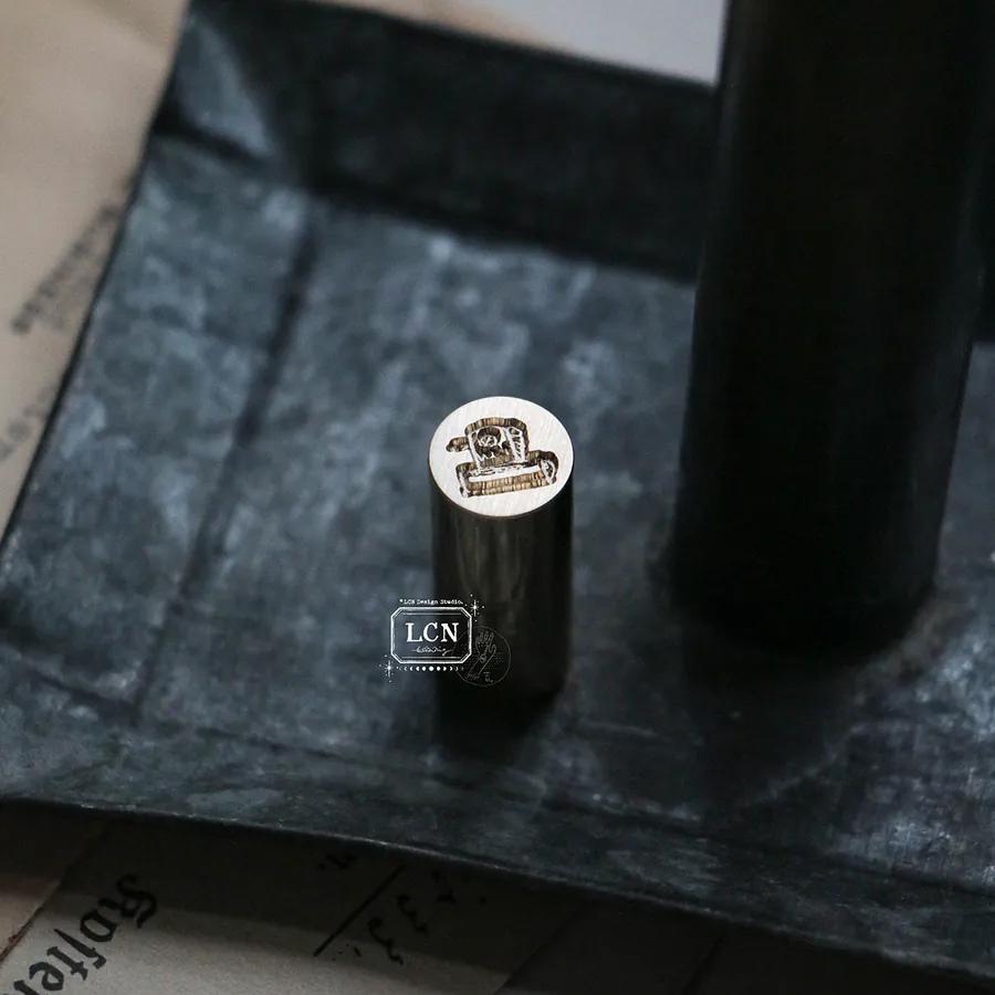 LCN Double-Sided Mini Wax Seal Stamp - Clip / Pencils