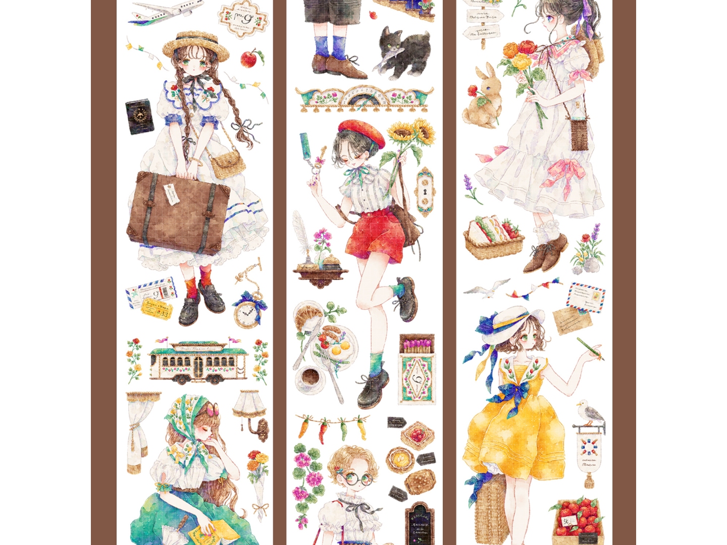 Shine PET Tape Sample - Travel Chapter