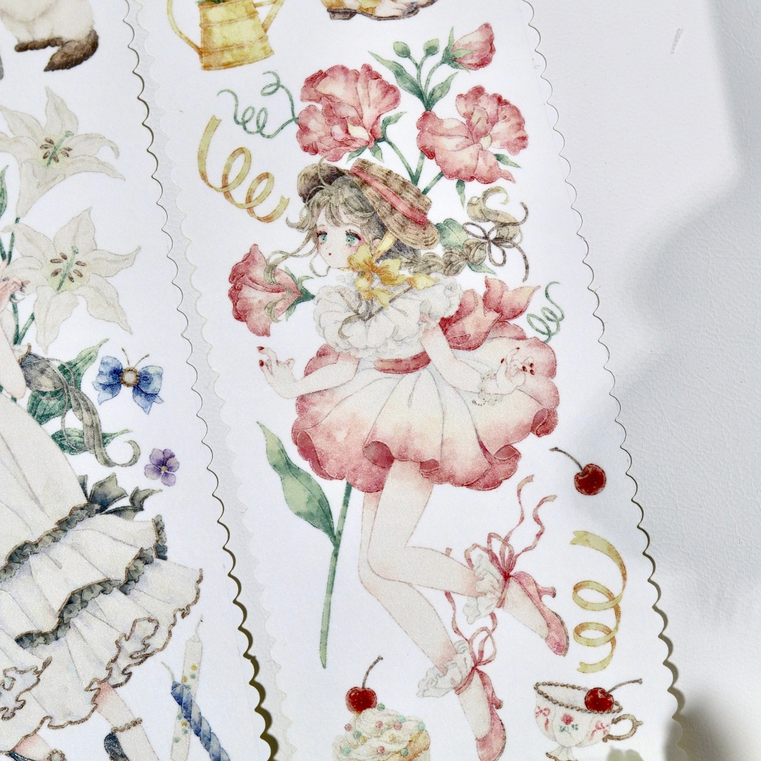 Shine Washi Tape Sample - Yearning For Spring