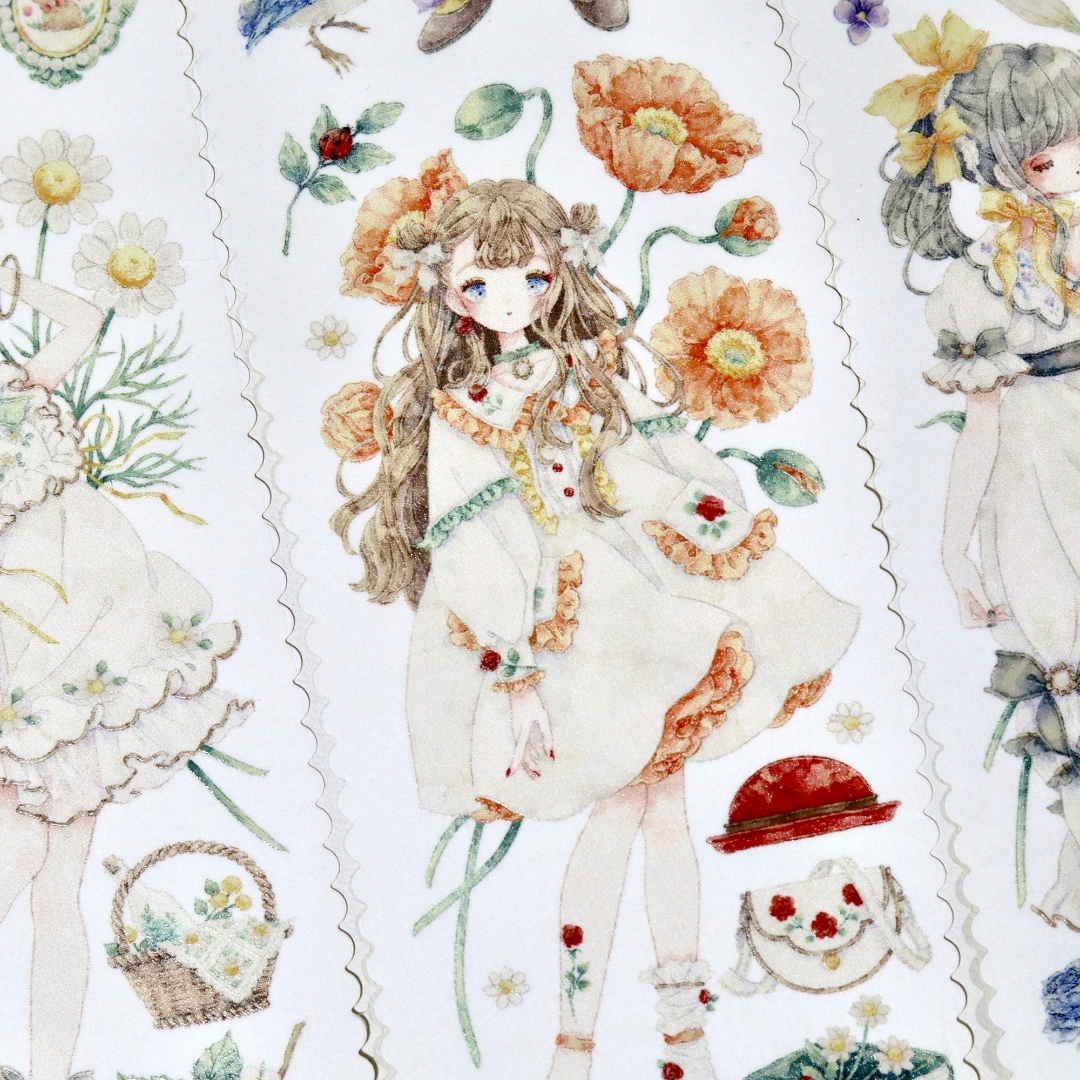 Shine Washi Tape Sample - Yearning For Spring