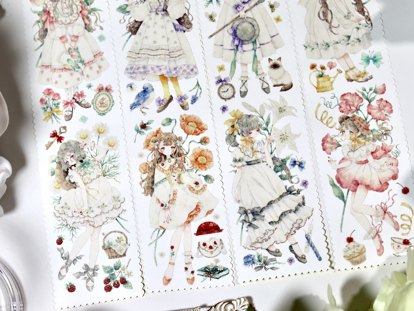 Shine Washi Tape Sample - Yearning For Spring