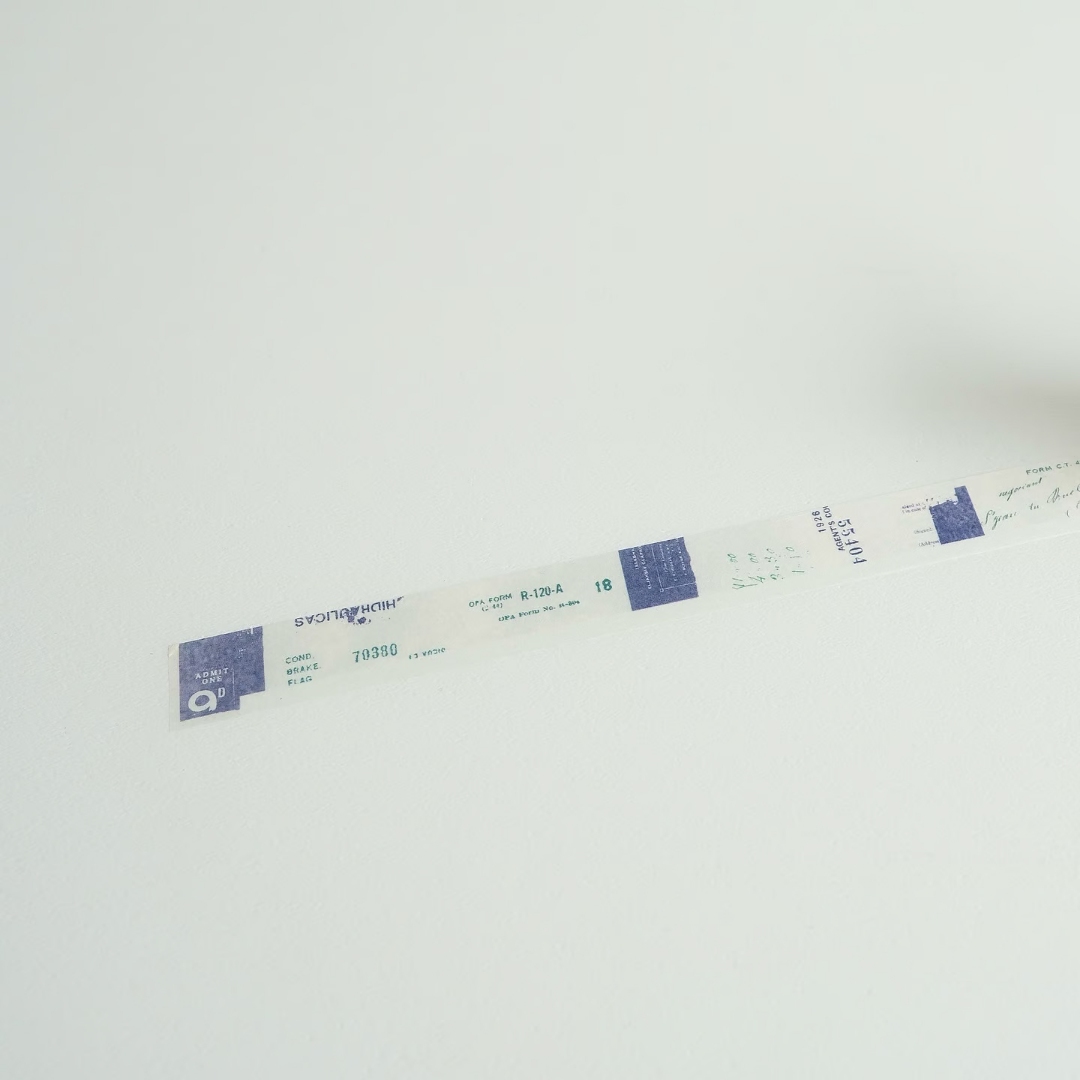 Yohaku Washi Tape Y153 - Schedule