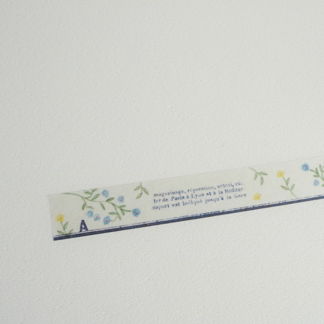 Yohaku Washi Tape Y154 - Plant Encyclopedia