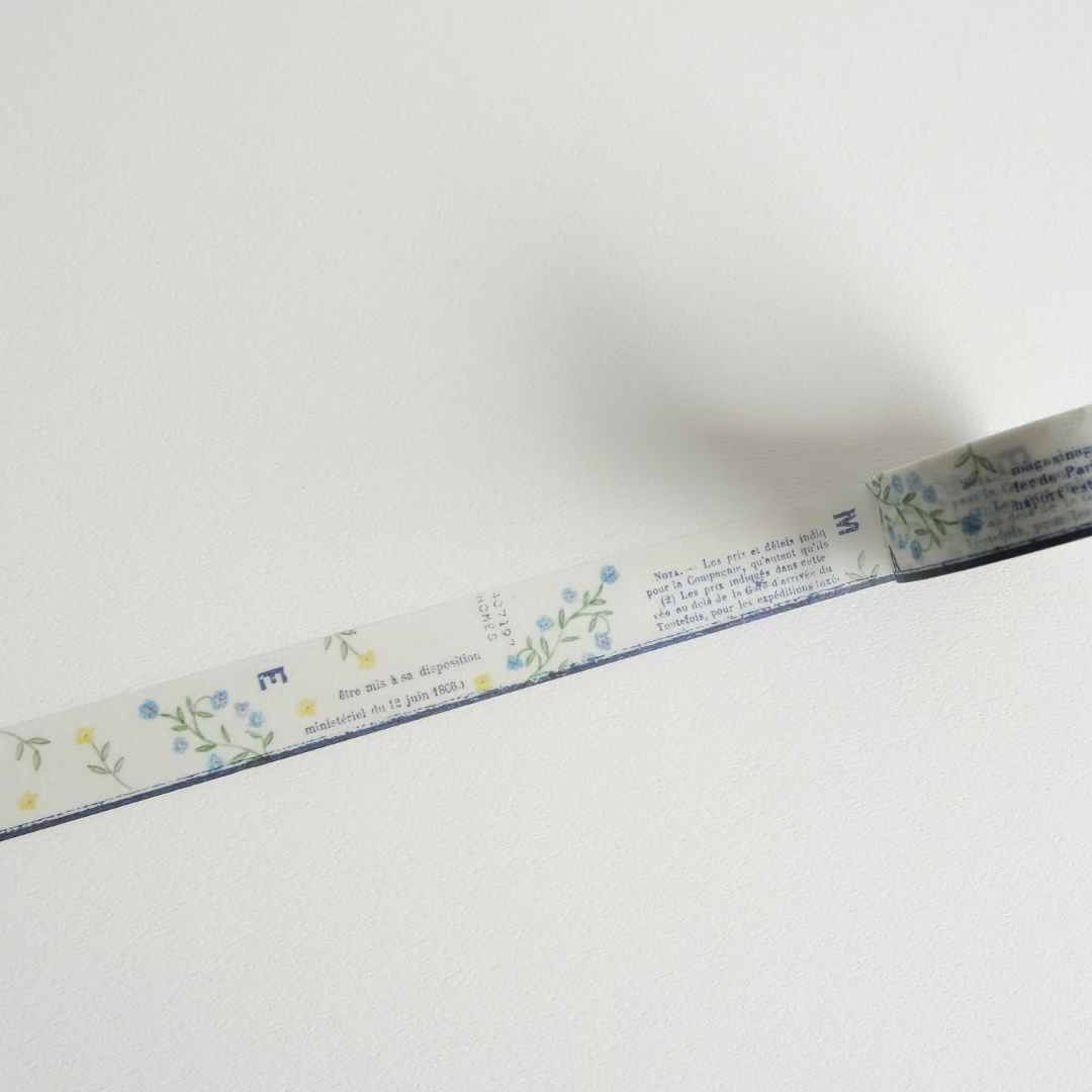 Yohaku Washi Tape Y154 - Plant Encyclopedia