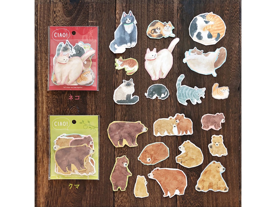 Mindwave Ciao Large Animal Stickers - Cat