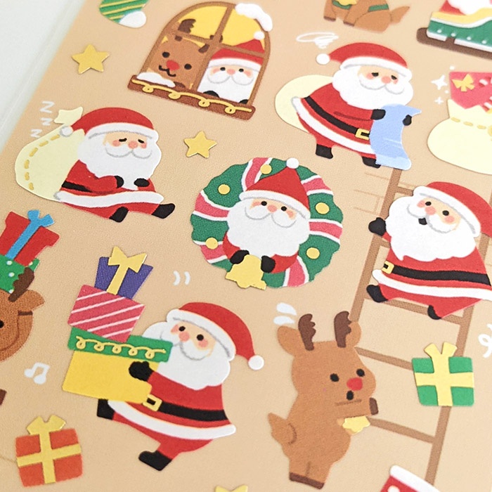 Mindwave Winter Stickers 82476 - Jolly Santa Claus