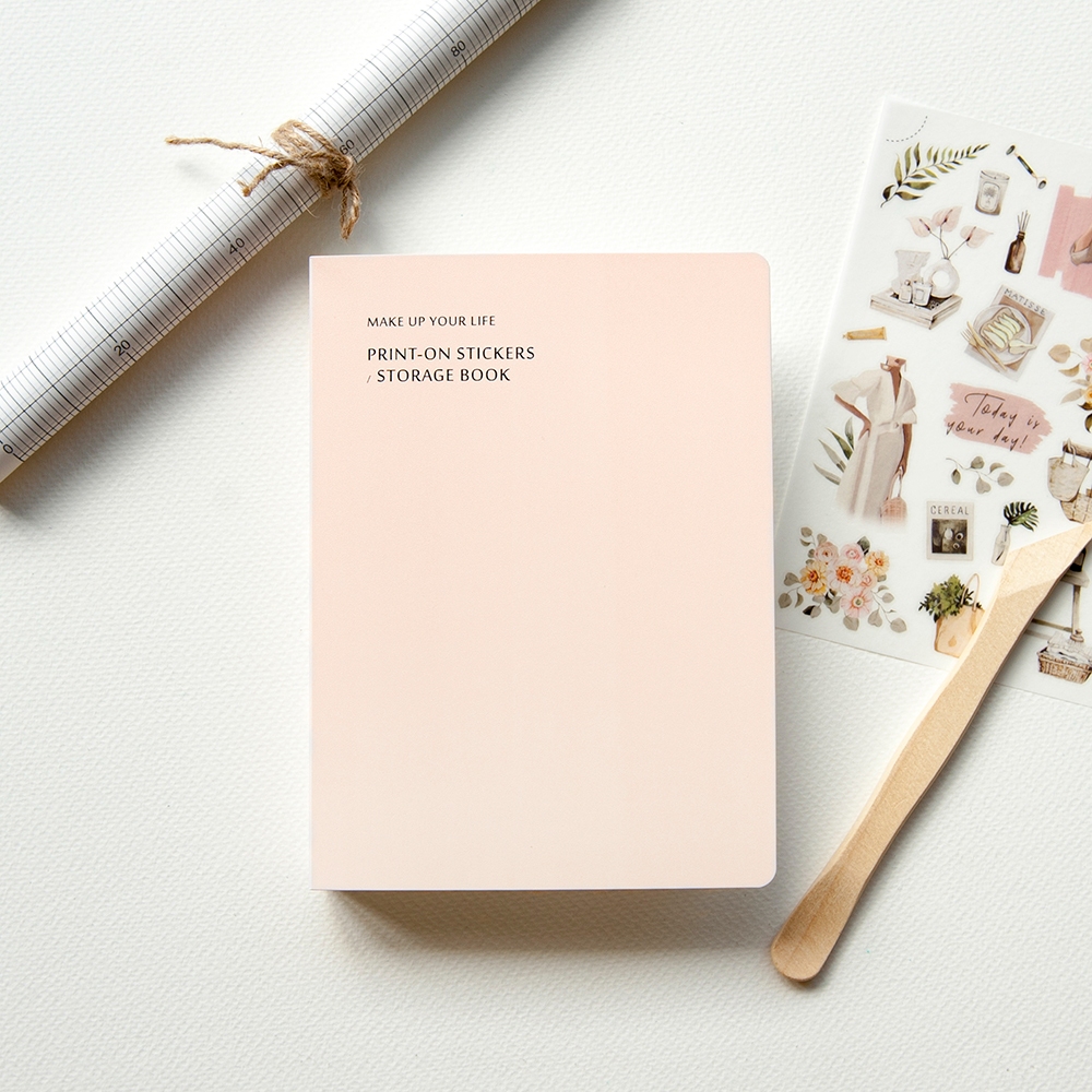 MU Sticker Storage Book - Nude Pink