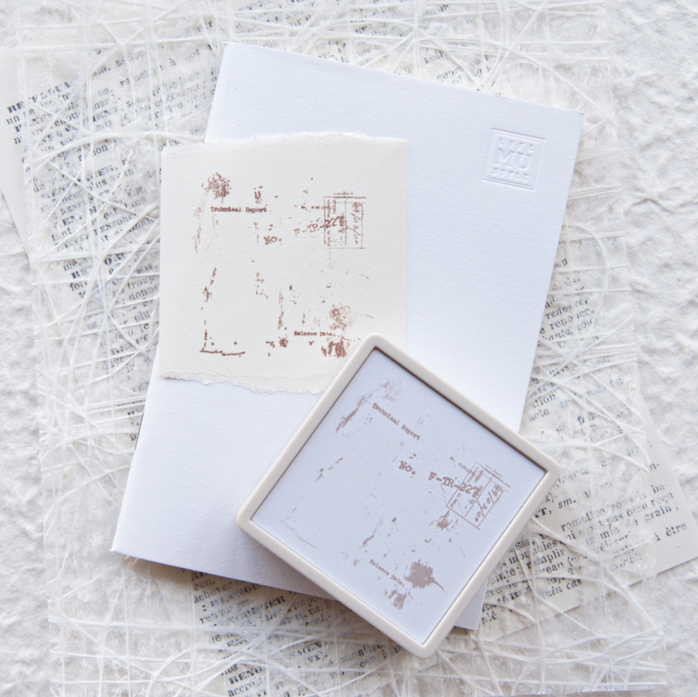 MU Self Inking Stamp Collage No.1 - Stain