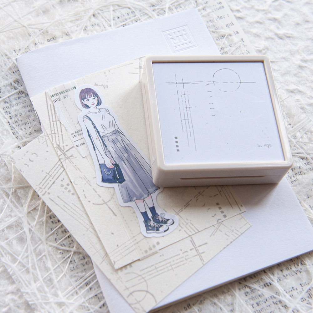 MU Self Inking Stamp Collage No.4 - Record Signal